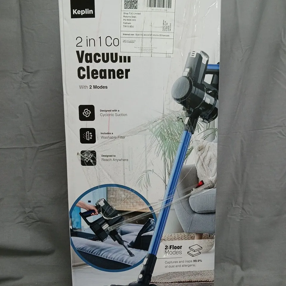 KEPLIN 2-IN-1 VACUUM CLEANER - BOXED