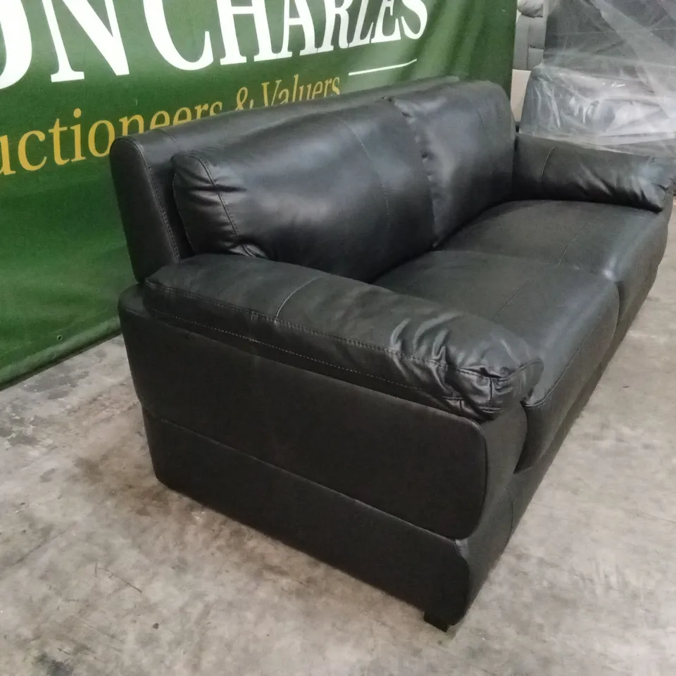 MARLOW 3 SEATER LEATHER SOFA RRP £1399