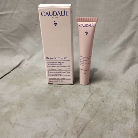CAUDALIE RESVERATROL-LIFT EYE GEL-CREAM, 15 ML (BOXED)