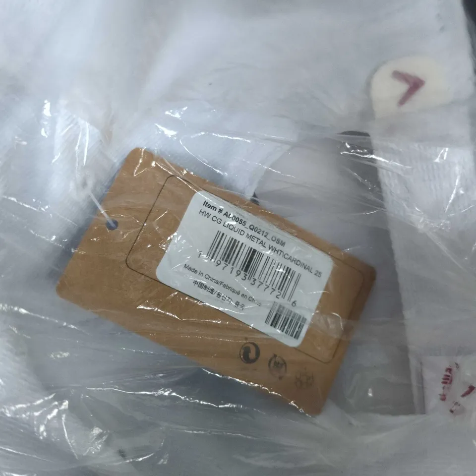 CALLAWAY MENS LIQUID METAL CAP IN WHITE/CARDINAL ONE SIZE