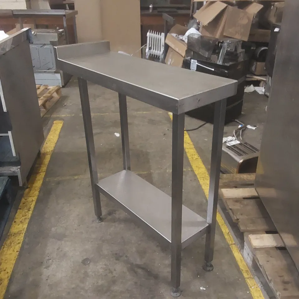 COMMERCIAL STAINLESS STEEL KITCHEN WORK TABLE