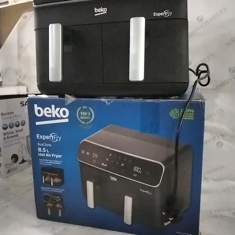 BOXED BEKO DUAL ZONE 8.5L HOT AIR FRYER 