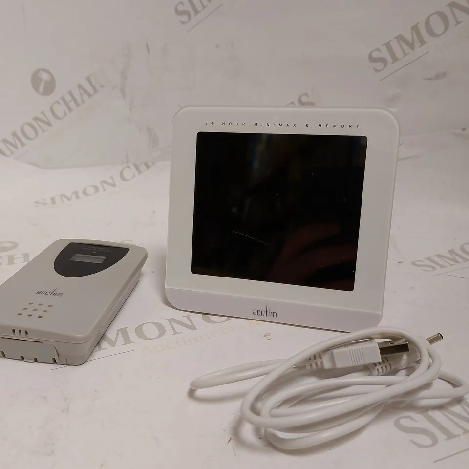 ACCTIM INVICTA RADIO CONTROLLED SQUARE DIGITAL ALARM CLOCK