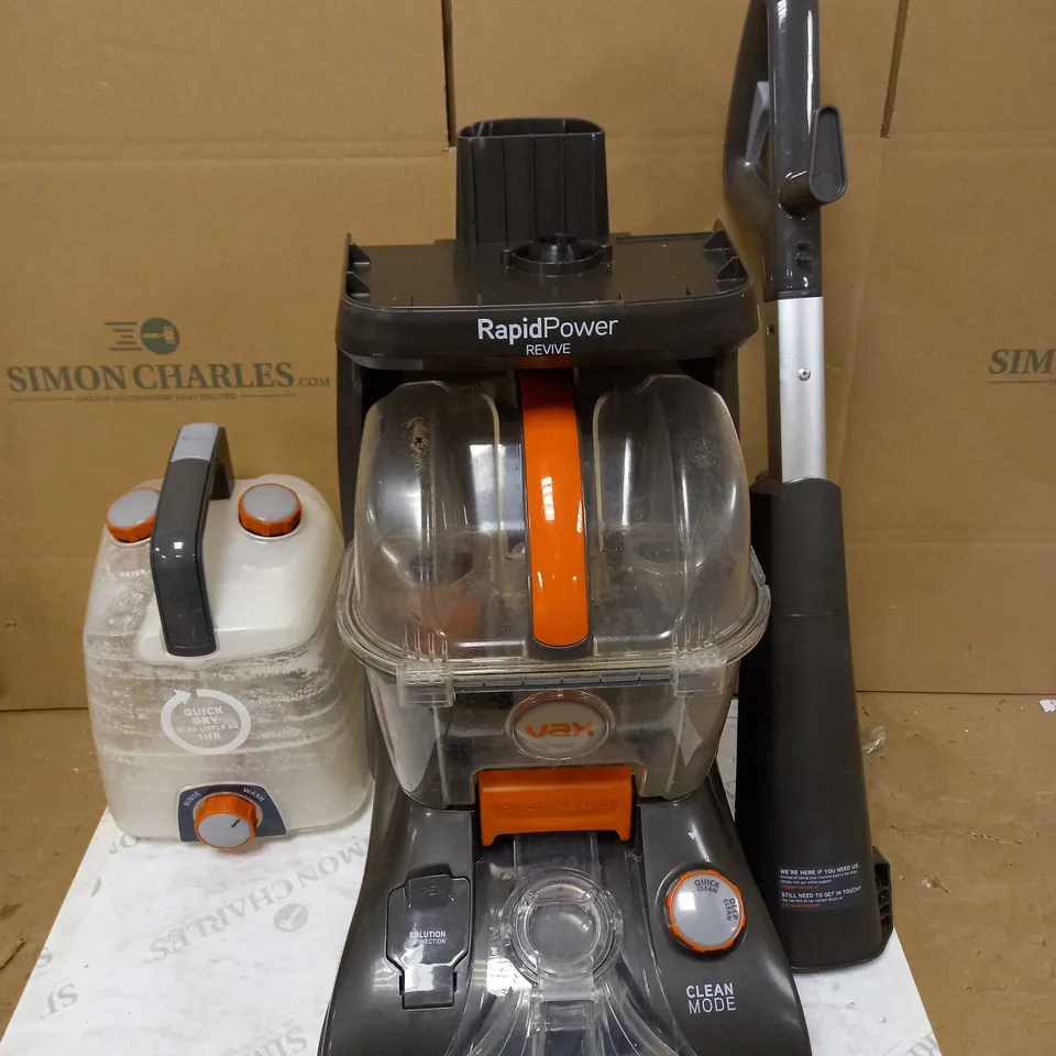VAX RAPID POWER REVIVE CARPET WASHER