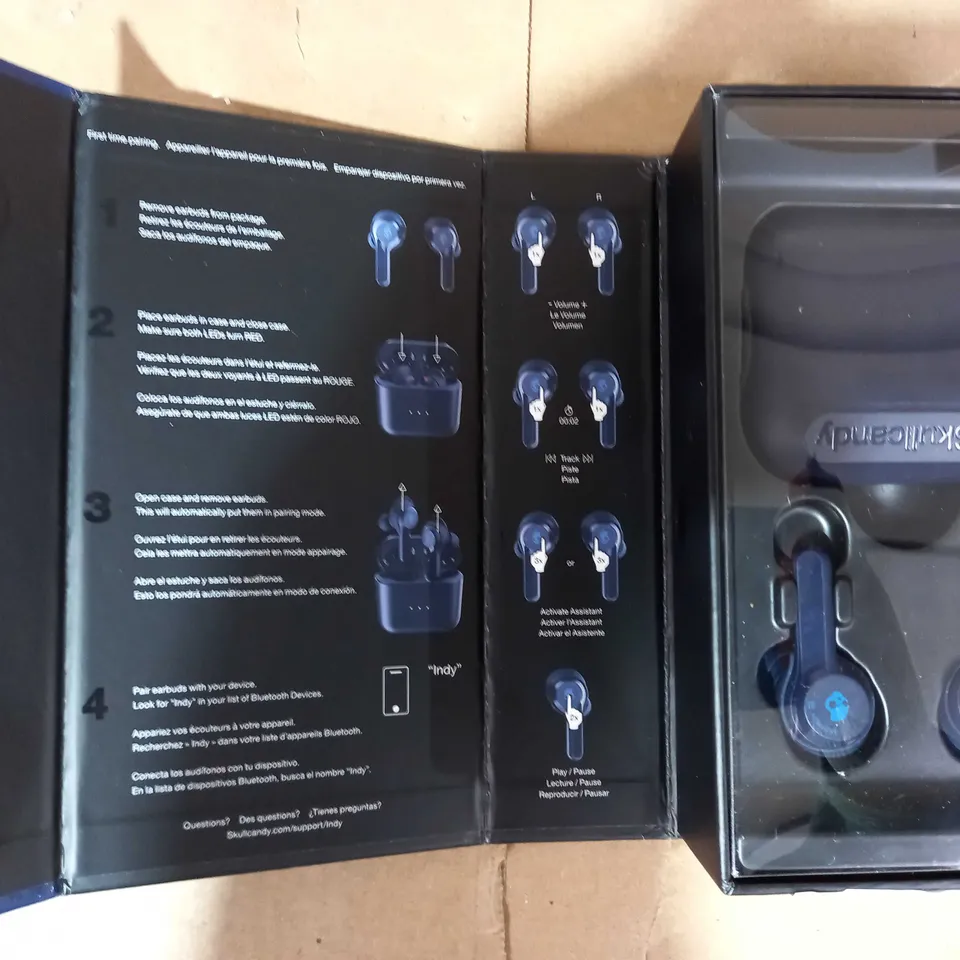 SKULLCANDY INDY TRUE WIRELESS EARBUDS - BLUE