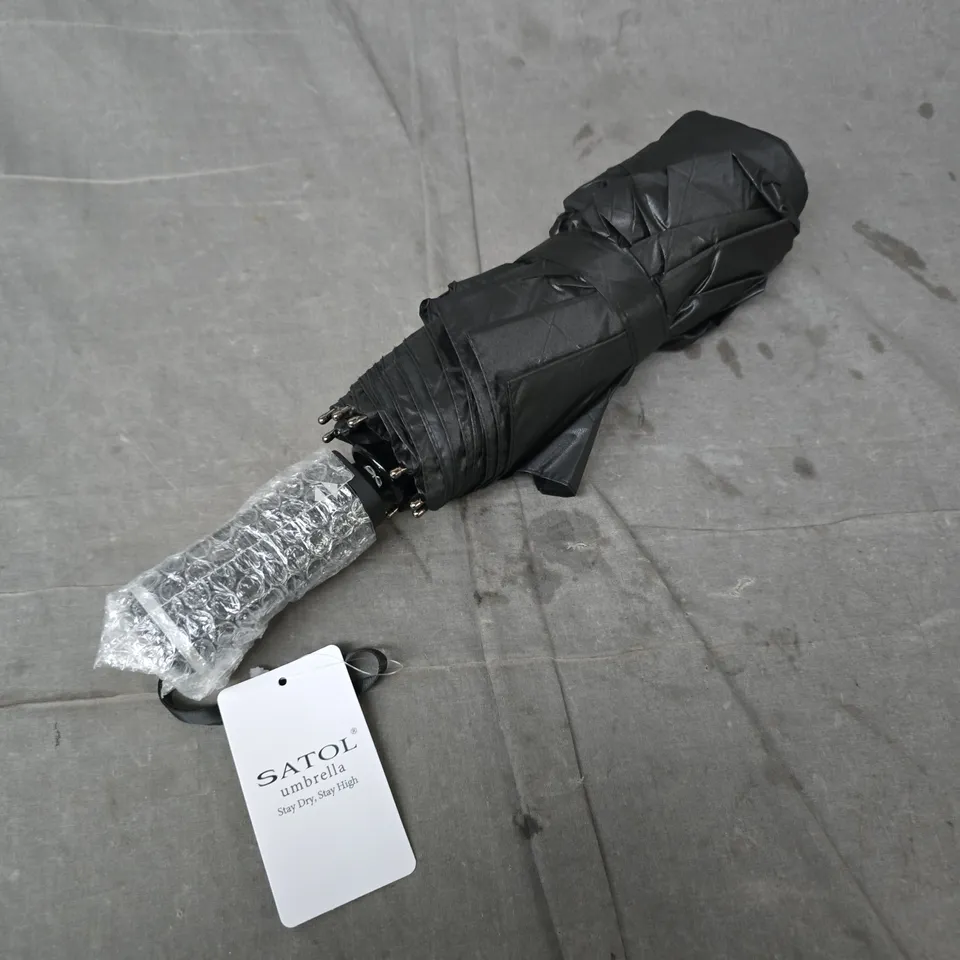 SATOL UMBRELLA – BLACK FOLDING UMBRELLA