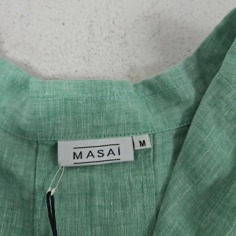 MASAI GREEN LINEN SHIRT – WOMEN'S, SIZE M
