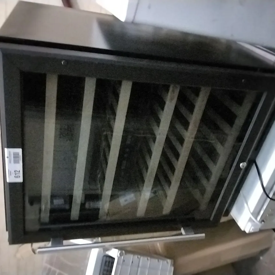 BLACK DRINKS COOLER WITH STAINLESS STEEL HANDLE 