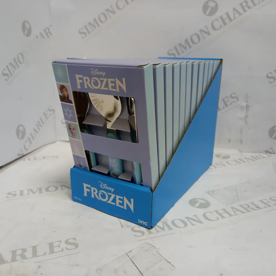 LOT OF 12 FROZEN CUTLERY SETS
