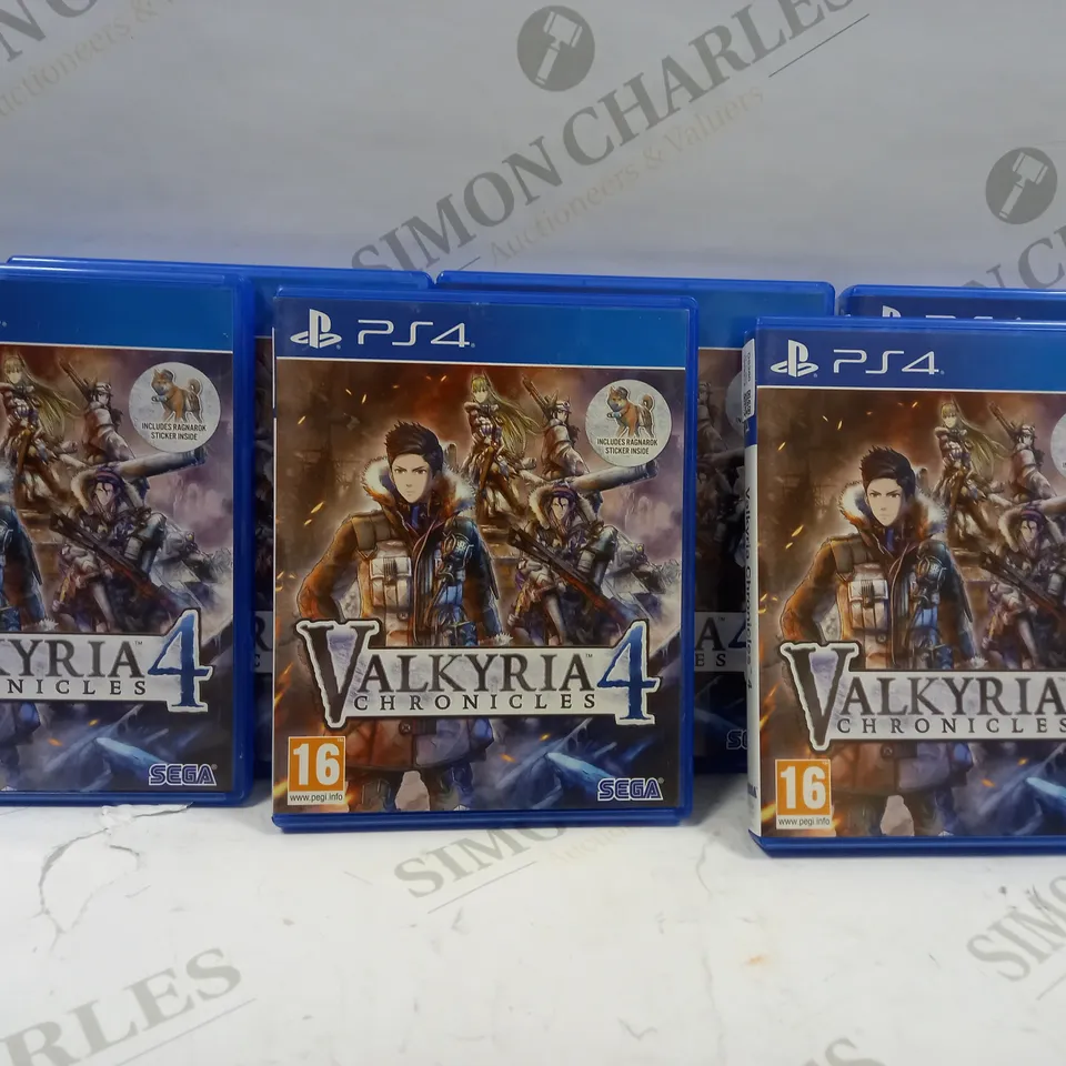 LOT OF 21 VALKYRIA 4 CHRONICLES 4 PS4 GAME 