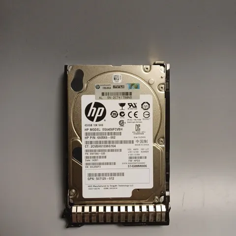 HP REPLACEMENT EG0450FCVBH 450GB 10K SAS HARD DRIVE