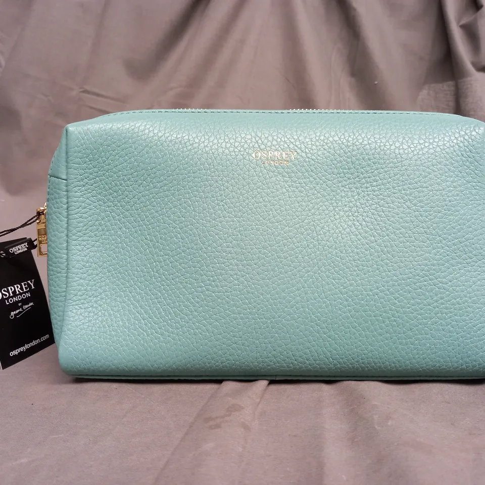 OSPREY LONDON TEAL WASH BAG