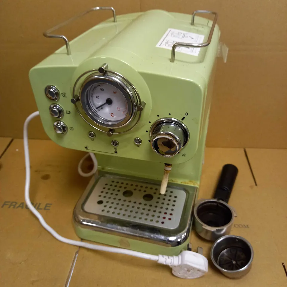 SWAN SK22110GN, RETRO PUMP ESPRESSO COFFEE MACHINE