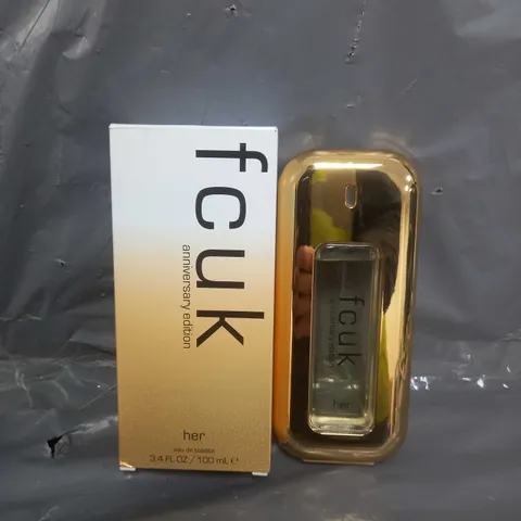 BOX OF APPROX 45 FCUK ANNIVERSARY EDITION HER EAU DE TOILETTE 100ML