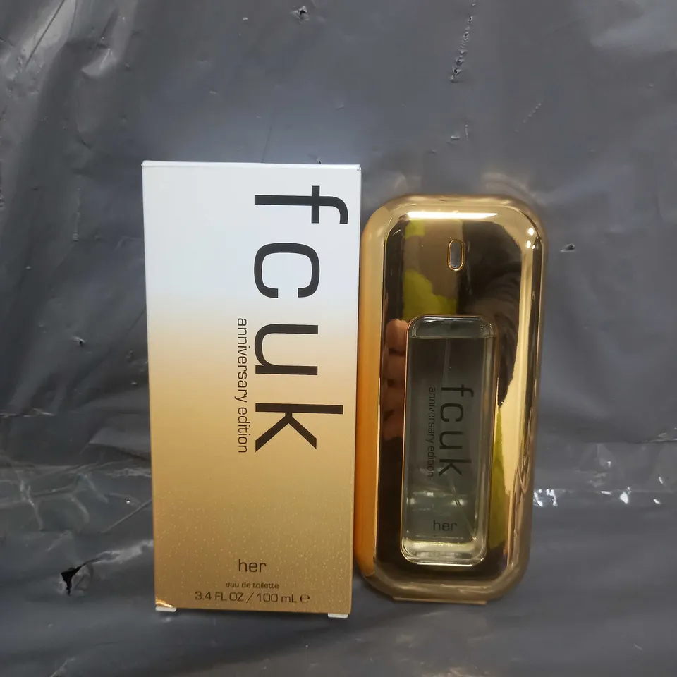 BOX OF APPROX 45 FCUK ANNIVERSARY EDITION HER EAU DE TOILETTE 100ML