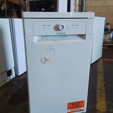HOTPOINT HF9E1B19UK 45CM SLIMLINE DISHWASHER WHITE 9 PLACE SETTING F RATED