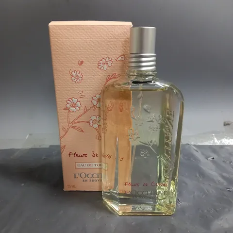 BOXED  L'OCCITANE FLEURS SE CERISIER EAU DE TOILETTE 75ML