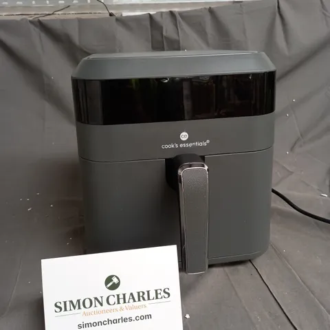 COOK'S ESSENTIALS 5.8L AIR FRYER IN SLATE GREY