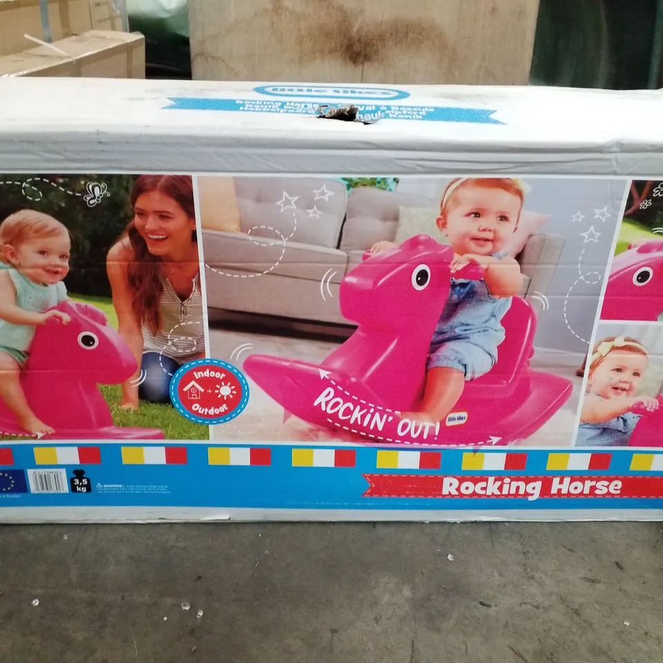 BOXED LITTLE TIKES ROCKING HORSE - PINK RRP £30