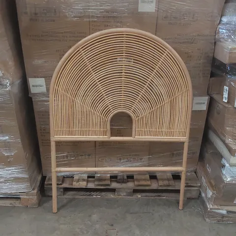DESIGNER RATTAN HEADBOARD - SINGLE
