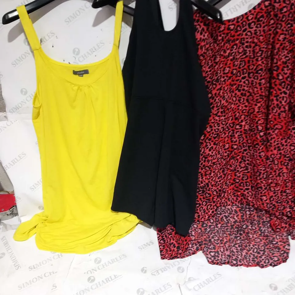 APPROXIMATELY 13 ITEMS OF ASSORTED CLOTHING TO INCLUDE; MISS SIXTY, STUDIO AND ANTHONY