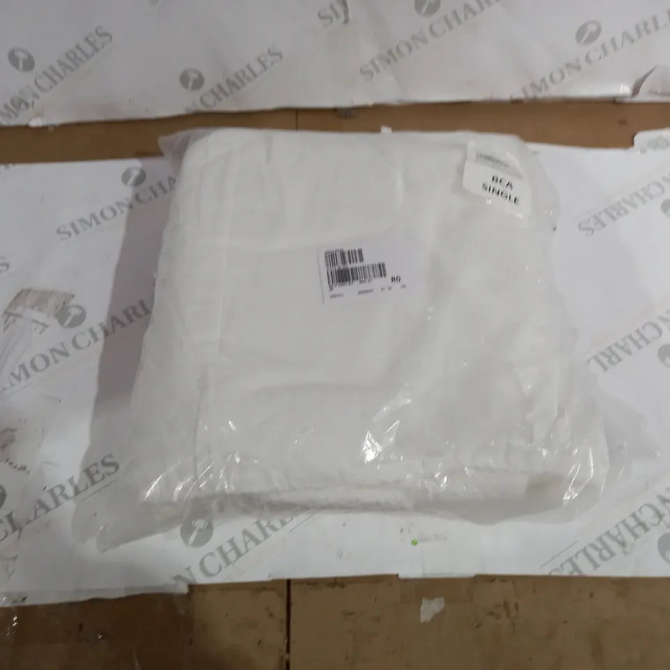 3 PIECE DUVET SET WHITE SINGLE