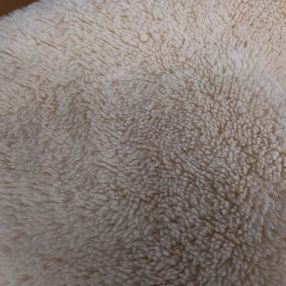 ANOTHER VERSION CREAM HALF ZIP JUMPER - SIZE UNSPECFIED