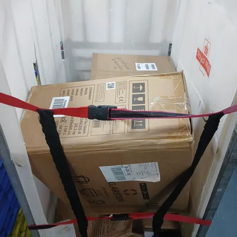 CAGE OF ASSORTED CONSUMER PRODUCTS INCLUDING: SPIN MOP, WEIGHTS, STAND MIXER ECT // CAGE NOT INCLUDED