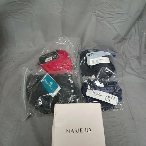 BOX OF APPROXIMATELY 25 ITEMS OF WOMEN'S LINGERIE INCLUDING BRANDS SUCH AS ZIPLOC NESSA MARIE JO SEA SPRAY AND GOSSARD .