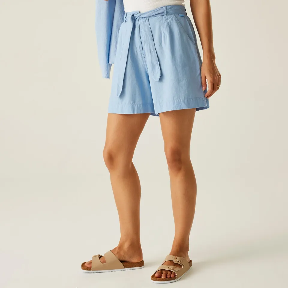 BRAND NEW REGATTA WOMEN'S SABELA II SHORTS IN CHAMBRAY BLUE SIZE UK 12