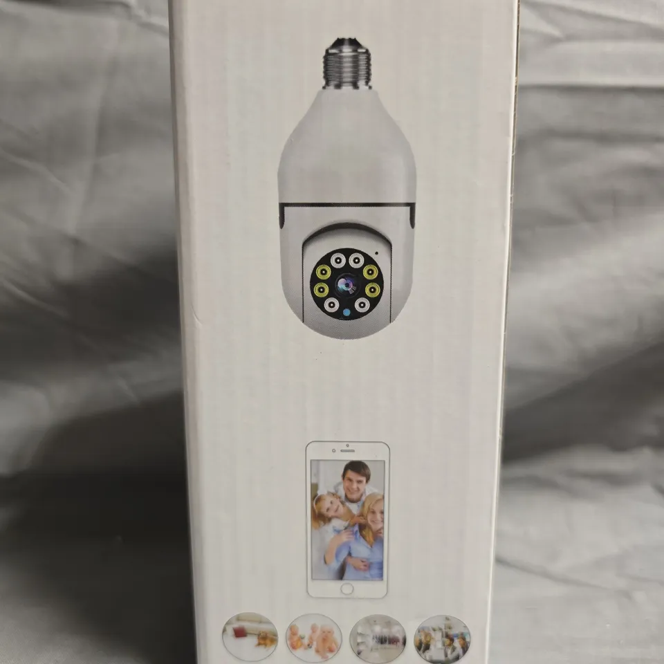 WIFI SMART CAMERA – BULB-STYLE SECURITY CAMERA, BOXED