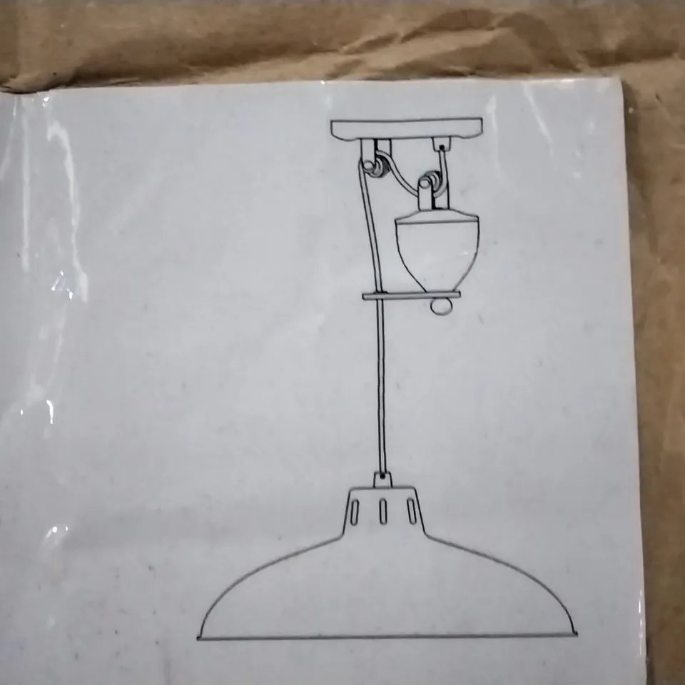 BOXED BARTLET 1-LIGHT DOME PENDANT FINISH ANTIQUE BRASS 