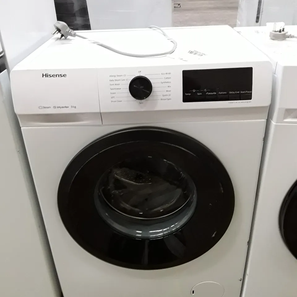 HISENSE FREESTANDING 9KG WASHING MACHINE - WFQP9014EVM