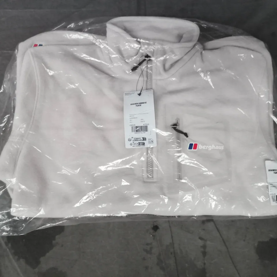 BERGHAUS FLEECE IN OFF WHITE SIZE UK LARGE