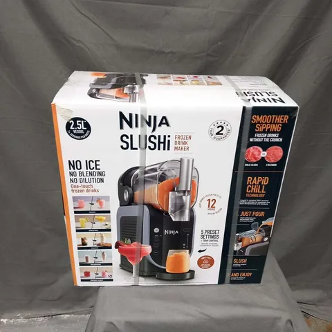 BOXED NINJA SLUSHI FROZEN DRINK MAKER 2.5L VESSEL