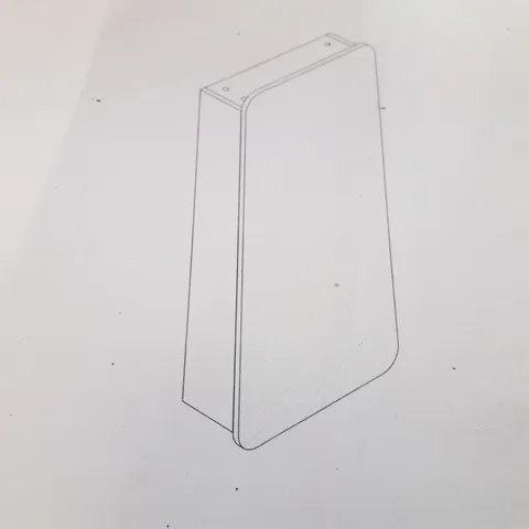 BOXED BATHROOM STORAGE CABINET WITH MIRROR