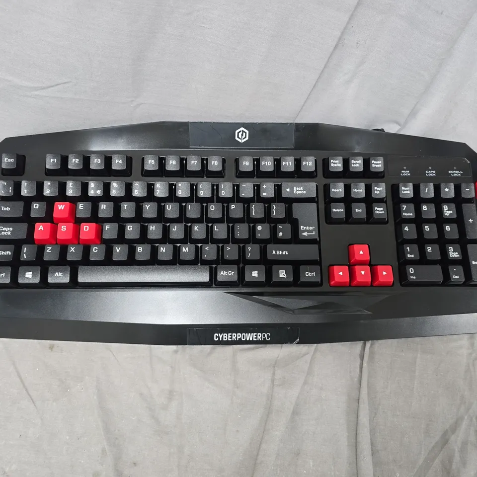 BOXED CYBERPOWERPC MULTIMEDIA GAMING KEYBOARD