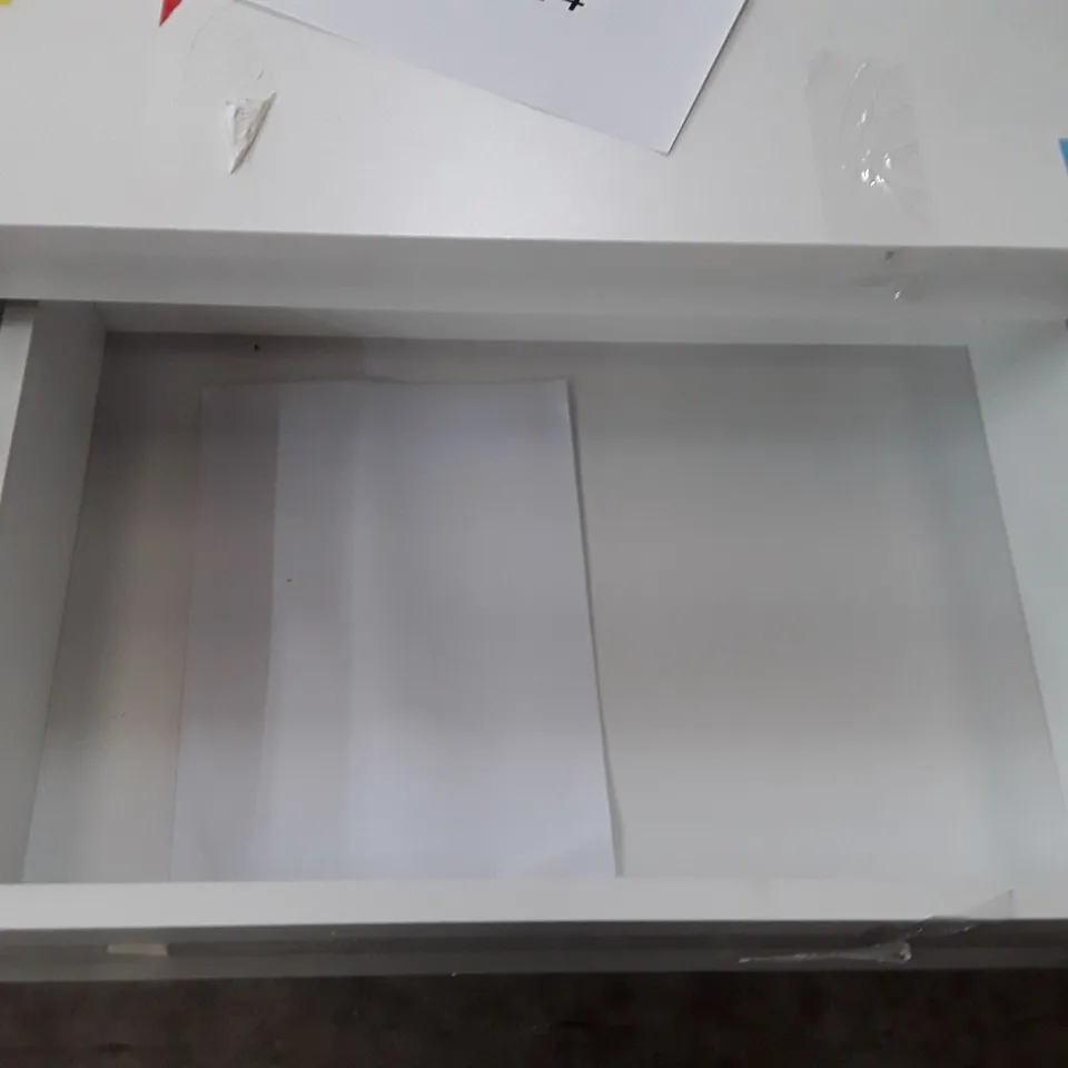 FRANCINE 3 DRAWER 60CM CHEST OF DRAWERS MATT WHITE