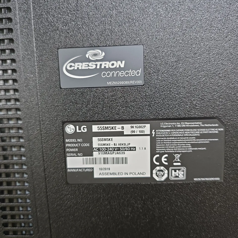 LG 55SM5KE-B 55-INCH COMMERCIAL SIGNAGE DISPLAY – CRESTON CONNECTED