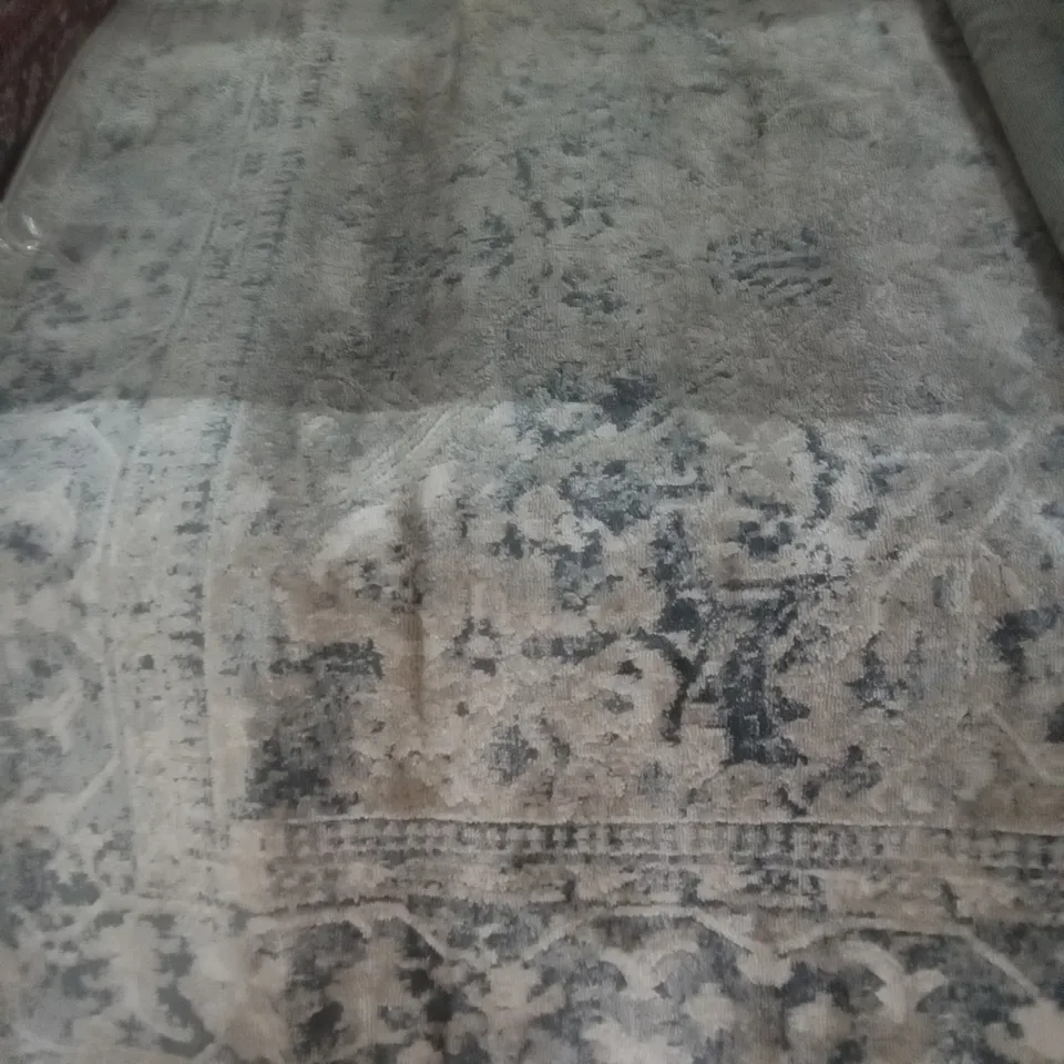 KATHY IRELAND MALTA BLUE/GREY RUG 120X170CM