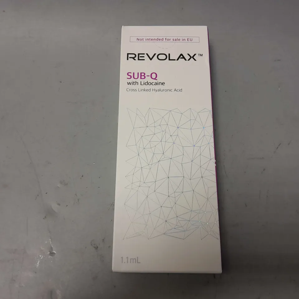BOXED AND SEALED REVOLAX SUB-Q ITH LIDOCAINE (1.1ml)