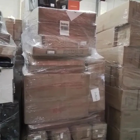 PALLET OF ASSORTED HOUSEHOLD GOODS AND PRODUCTS TO INCLUDE;VACUUM CLEANER,CHRISTMAS TREE,BRAKE CALIPER 