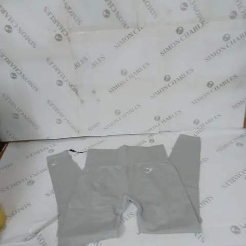 GYM SHARK VITAL SEAMLESS LEGGINGS LIGHT GREY SMALL