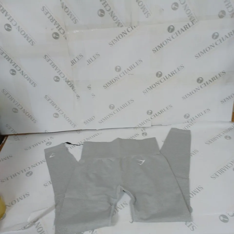 GYM SHARK VITAL SEAMLESS LEGGINGS LIGHT GREY SMALL