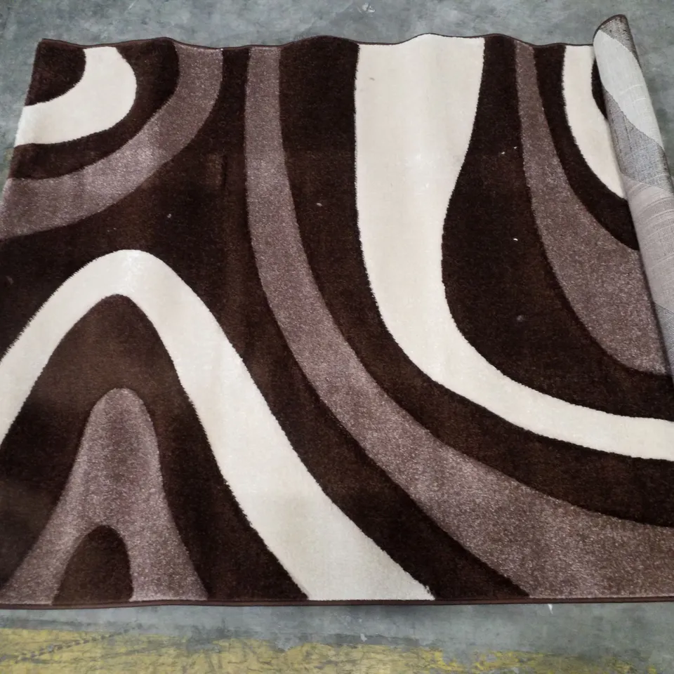 BRAND NEW PACO HOME INFERNO 5241 RUG IN BROWN - 120×170CM
