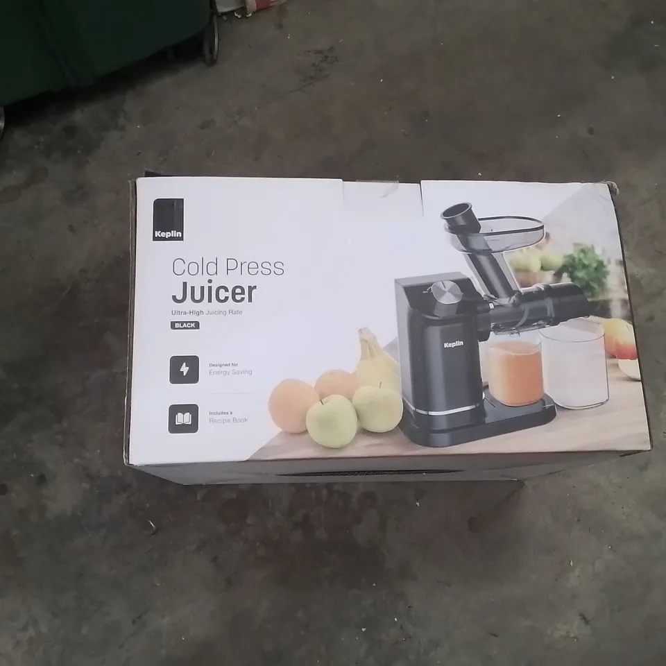 KEPLIN COLD PRESS JUICER BLACK