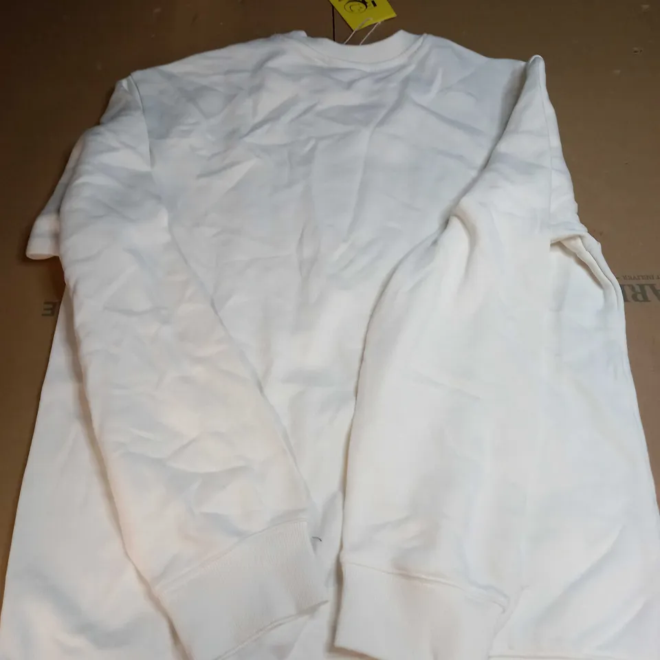 SMILEY X H&M JUMPER IN CREAM - SIZE XS