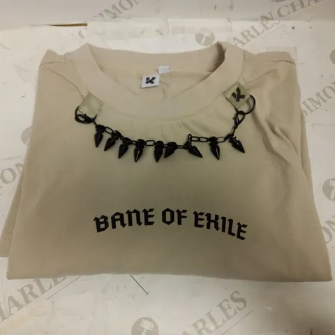 KOI CLOTHING BANE OF EXILE OVERSIZED T SHIRT SIZE M