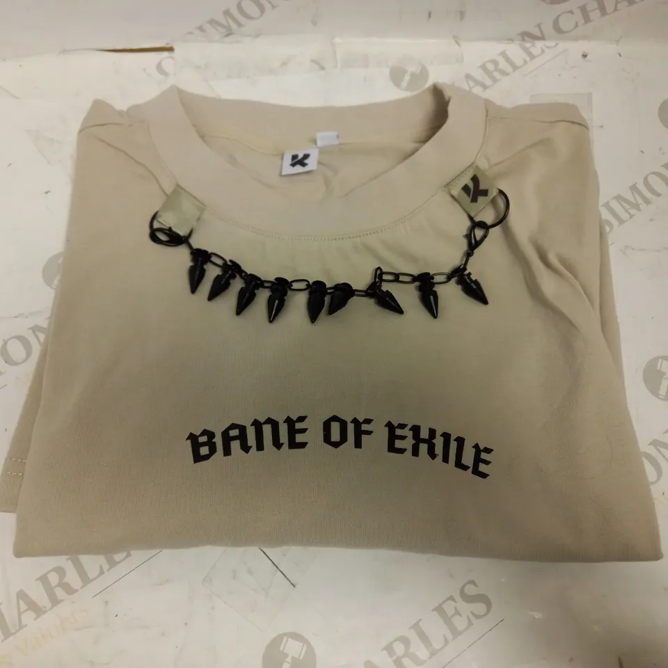 KOI CLOTHING BANE OF EXILE OVERSIZED T SHIRT SIZE M