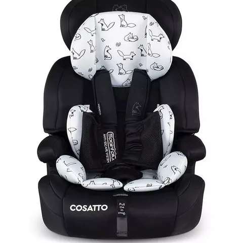COSATTO ZOOMI GROUP 123 CAR SEATS - FOXED